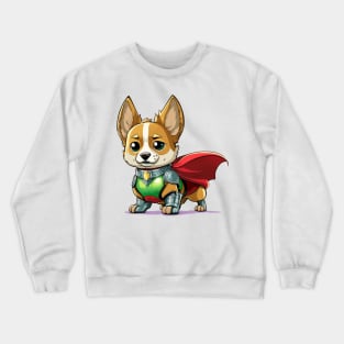 Super corgi, superhero dog Crewneck Sweatshirt